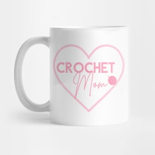 Crochet Mom Gift Crochet Gifts Pink Yarn Crochet Hook Mug